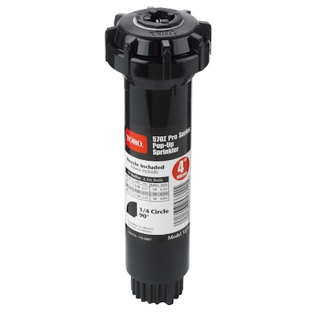 Toro Toro 4 in. H Quarter-Circle Pop-Up Sprinkler 53711